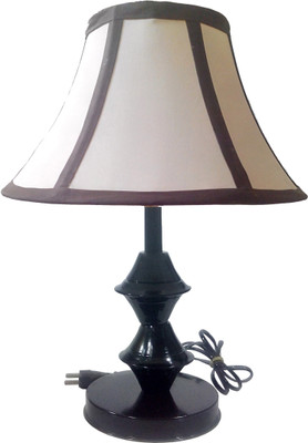 RDC Black Double Ring Stand Table Lamp with 10" Round Slanting Cream with Brown Border Lamp Shade Table Lamp(32 cm, Black)
RDC Black Double Ring Stand Table Lamp with 10" Round Slanting Cream with Brown Border Lamp Shade Table Lamp(32 cm, Black)
