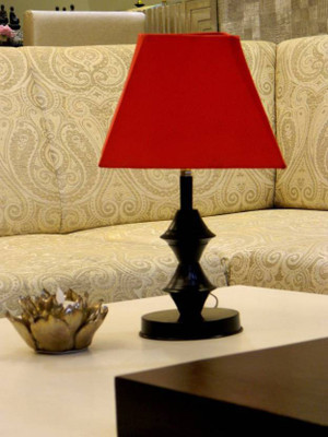 RDC Black Double Ring Stand Table Lamp with 8" Square Plain Red Lamp Shade Table Lamp(32 cm, Black)
RDC Black Double Ring Stand Table Lamp with 8" Square Plain Red Lamp Shade Table Lamp(32 cm, Black)