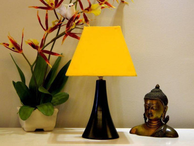 RDC Black Conical Stand Table Lamp with 8" Square Plain Yellow Lamp Shade Table Lamp(32 cm, Black)
RDC Black Conical Stand Table Lamp with 8" Square Plain Yellow Lamp Shade Table Lamp(32 cm, Black)