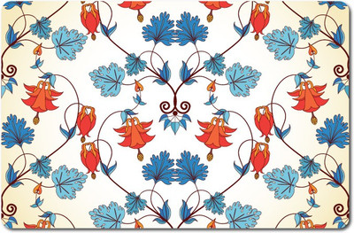 Nourish Rectangular Pack of 6 Table Placemat(Multicolor, PVC)