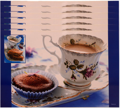 The Trendy Rectangular Pack of 6 Table Placemat(Multicolor, PVC)
