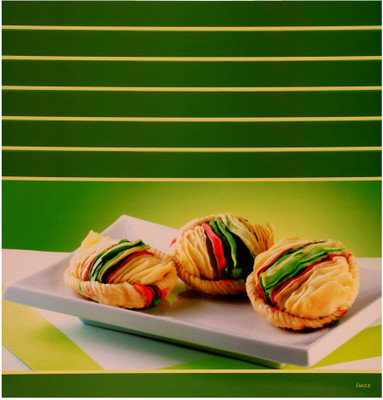 The Trendy Rectangular Pack of 6 Table Placemat(Multicolor, PVC)