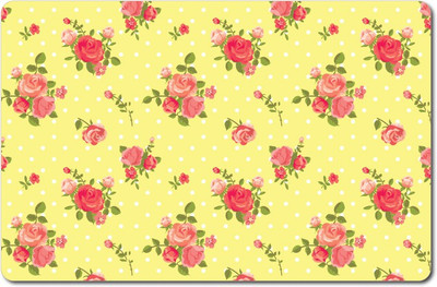 Nourish Rectangular Pack of 6 Table Placemat(Multicolor, PVC)