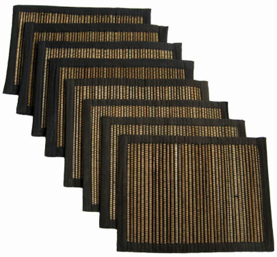 Rhapsody Decor Rectangular Pack of 8 Table Placemat(Black, Beige, Cotton, Straw), Beige;black
Rhapsody Decor Rectangular Pack of 8 Table Placemat(Black, Beige, Cotton, Straw), Beige;black
