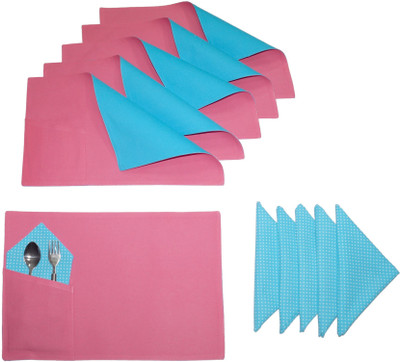Lushomes Rectangular Pack of 12 Table Placemat(Pink, Cotton)
Lushomes Rectangular Pack of 12 Table Placemat(Pink, Cotton)