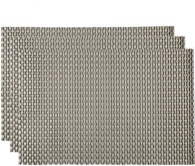 Chrome Table Placemat(Black)