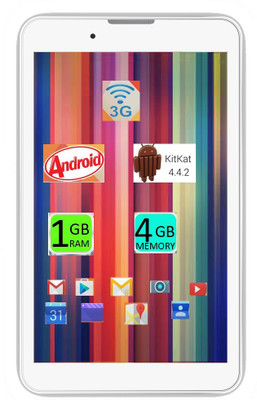 I Kall IK1 (1+8GB) Dual Sim Calling Table 8 GB 7 inch with Wi-Fi+3G Tablet (White)
I Kall IK1 (1+8GB) Dual Sim Calling Table 8 GB 7 inch with Wi-Fi+3G Tablet (White)