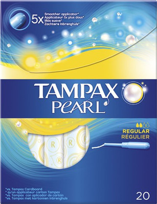 TAMPAX PEARL REGULAR Tampons(Pack of 20)