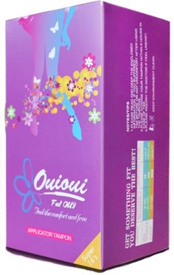 Ouioui Applicator Size "SUPER" for Heavy flow Pack of 16 Pieces Tampons(Pack of 16)
Ouioui Applicator Size "SUPER" for Heavy flow Pack of 16 Pieces Tampons(Pack of 16)