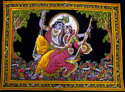 Amazing India Lord Krishna & Radha Sequin Cotton Wall Hanging AISBL006 God & Goddess Tapestry(Multicolor)
Amazing India Lord Krishna & Radha Sequin Cotton Wall Hanging AISBL006 God & Goddess Tapestry(Multicolor)