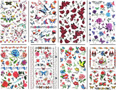 Kauberi Jewels Combo of 450 Temporary waterproof body tattoos Standard Size for girls/women(High Quality)PS33(Princess Style)
Kauberi Jewels Combo of 450 Temporary waterproof body tattoos Standard Size for girls/women(High Quality)PS33(Princess Style)