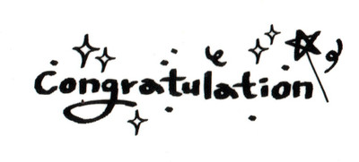 Smilendeal T1833 Congratulation Temp Body Tattoo(Congratulation)