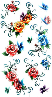 London Jewels Temporary Tattoos(Flowers)
