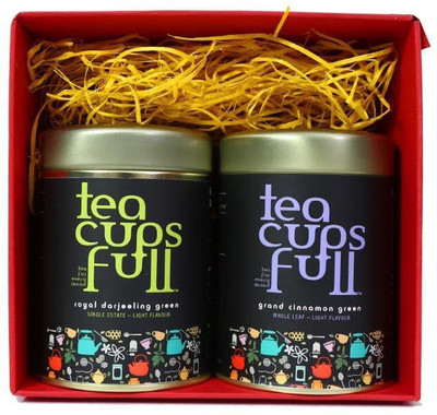 Teacupsfull Tea Gift, Darjeeling Green, Cinnamon Green Cinnamon Green Tea Box(100 g)
Teacupsfull Tea Gift, Darjeeling Green, Cinnamon Green Cinnamon Green Tea Box(100 g)