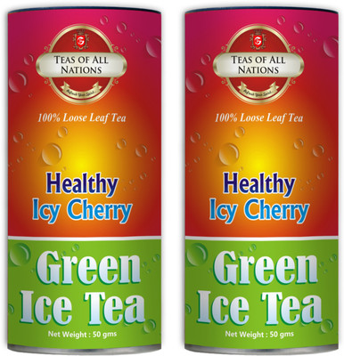 Teas of All Nations Healthy Icy Cherry Cherry Iced Tea(50 g, Can)