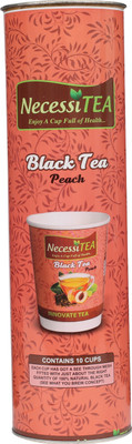 NecessiTEA Ready-To-Drink Peach Black Tea(150 g, Can)