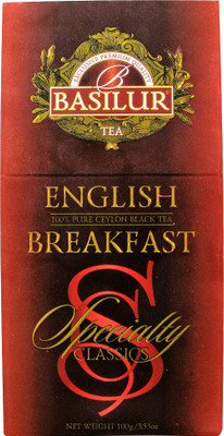 Basilur English Breakfast Packet Black Tea(100 g, Box)