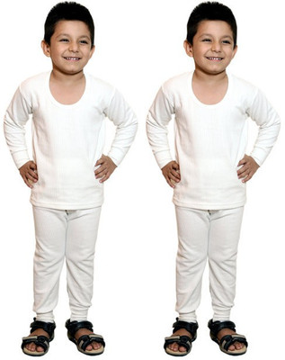 Bodysense Top - Pyjama Set For Boys(White