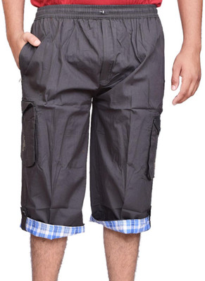 British Terminal Self Design Men's Three Fourths, Olive brown