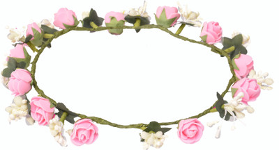 Loops n knots Princess P Crown & Tiara(Pink, Pack of 1)