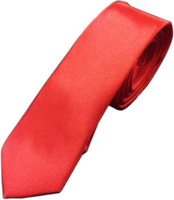 Blacksmith Ultimate Skinny Red Design Solid Men's Tie