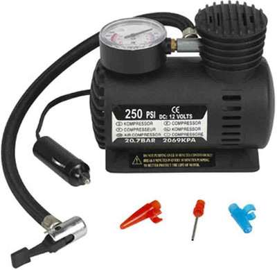 Brover 250 psi Tyre Air Pump for Car & Bike