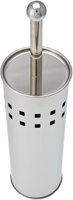 FlyyyHigh Toilet Brush with Holder(Silver)