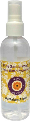 Deve Herbes Natural Sandalwood Floral Water (Hydrosol) 100ml - Santalum Album(100 ml)
Deve Herbes Natural Sandalwood Floral Water (Hydrosol) 100ml - Santalum Album(100 ml)