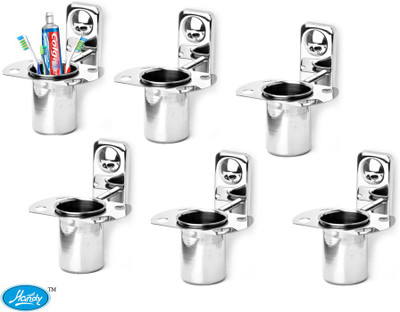 Handy Stainless Steel Toothbrush Holder(Wall Mount)