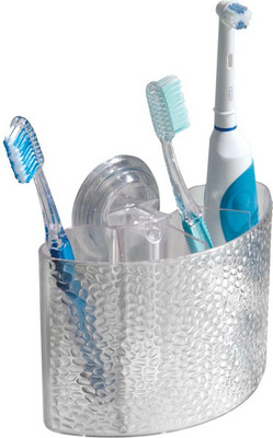 Interdesign InterDesign Rain Power Lock Suction Toothbrush Center, Clear Plastic Toothbrush Holder(Clear, Wall Mount)
Interdesign InterDesign Rain Power Lock Suction Toothbrush Center, Clear Plastic Toothbrush Holder(Clear, Wall Mount)