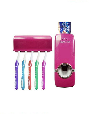 PackNBuy Plastic Toothbrush Holder(Red, Wall Mount)