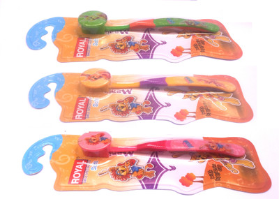 DARPAN ENTERPRISE Baby Soft Toothbrush(Pack of 3)