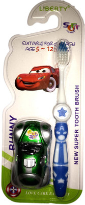 Cp Bigbasket Kids With Car Toy Soft Toothbrush
