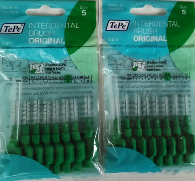 TePe GREEN Interdental Original - 2 pack Soft Toothbrush