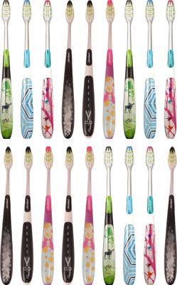 Jordan Kids Individual Clean Designer pack of 18 (Color and Design may vary) Medium Toothbrush
Jordan Kids Individual Clean Designer pack of 18 (Color and Design may vary) Medium Toothbrush