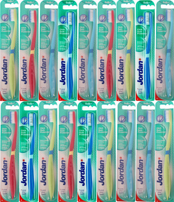 Jordan Kids Click Gum Protector - Pack Of 18 (Multicolor) Soft Toothbrush(Pack of 18)
Jordan Kids Click Gum Protector - Pack Of 18 (Multicolor) Soft Toothbrush(Pack of 18)