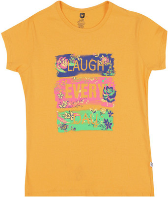 612 League Casual Cotton Top(Yellow, Mango