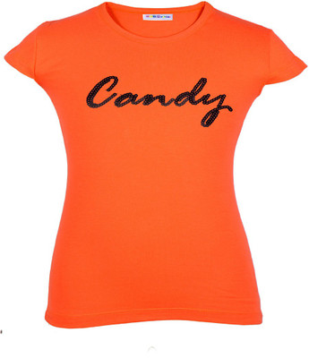 Gkidz Girls Casual Cotton Top(Pack of 1, Coral