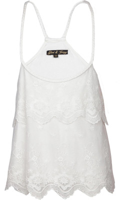Gini & Jony Girls Casual Polyester Top, Bright white(c101)