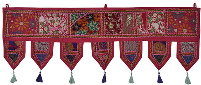 Lal Haveli Ethnic Handmade Beautiful Khambadiya Cotton Hanging Home Décor Toran(Cotton)
Lal Haveli Ethnic Handmade Beautiful Khambadiya Cotton Hanging Home Décor Toran(Cotton)