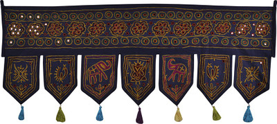 Lal Haveli Decorative Handmade Door Valance Bandhanwar Door Décor Toran(Cotton Febric)
Lal Haveli Decorative Handmade Door Valance Bandhanwar Door Décor Toran(Cotton Febric)
