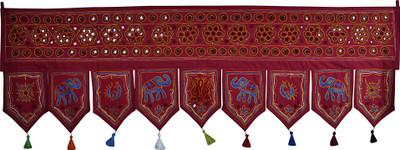 Lal Haveli Traditional Embroidery And Mirror Work Cotton Door Valance Hanging Toran(Cotton Febric)
Lal Haveli Traditional Embroidery And Mirror Work Cotton Door Valance Hanging Toran(Cotton Febric)