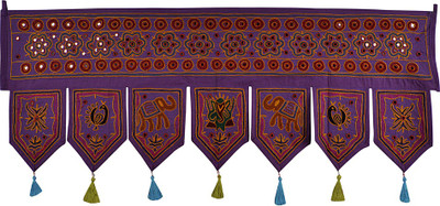 Lal Haveli Decorative Embroidered And Mirror Work Cotton Door Valance Hanging Toran(Cotton Febric)
Lal Haveli Decorative Embroidered And Mirror Work Cotton Door Valance Hanging Toran(Cotton Febric)