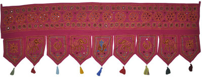 Lal Haveli Ethnic Embroidery Peacock Design with Mirror Work Handmade Hangings Toran(Cotton)
Lal Haveli Ethnic Embroidery Peacock Design with Mirror Work Handmade Hangings Toran(Cotton)