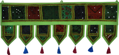 Lal Haveli Lal Haveli Handmade Cotton Wall Tapestry Decorative Door Hanging Toran(Cotton)
Lal Haveli Lal Haveli Handmade Cotton Wall Tapestry Decorative Door Hanging Toran(Cotton)