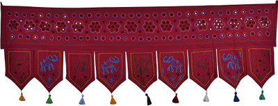 Lal Haveli Decorative Handmade Door Valance Bandhanwar Door Décor Toran(Cotton Febric)
Lal Haveli Decorative Handmade Door Valance Bandhanwar Door Décor Toran(Cotton Febric)