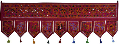 Lal Haveli Floral Embroidery And Mirror Work Designer Door Hanging Toran(Cotton Febric)
Lal Haveli Floral Embroidery And Mirror Work Designer Door Hanging Toran(Cotton Febric)