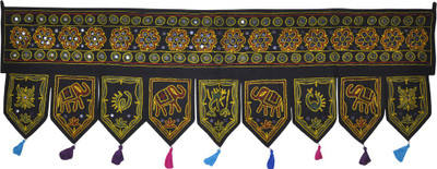 Lal Haveli Ethnic Embroidery Peacock Design With Mirror Work Handmade Door Hangings Toran(Cotton)
Lal Haveli Ethnic Embroidery Peacock Design With Mirror Work Handmade Door Hangings Toran(Cotton)