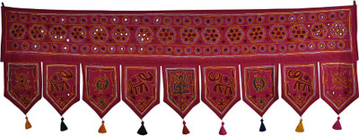 Lal Haveli Decorative Embroidered And Mirror Work Cotton Door Hanging Toran(Cotton Febric)
Lal Haveli Decorative Embroidered And Mirror Work Cotton Door Hanging Toran(Cotton Febric)