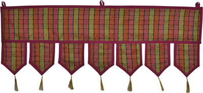 Lal Haveli Modern Silk Hanging Brocade Work Paisley Design Colorful Door Hanging Toran(Silk)
Lal Haveli Modern Silk Hanging Brocade Work Paisley Design Colorful Door Hanging Toran(Silk)
